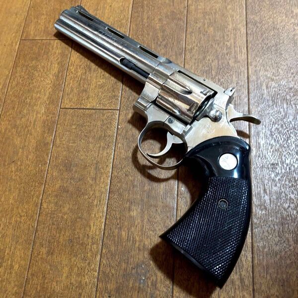 【ジャンク】コクサイ S&W COLT PYTHON 6inch SMG認定品 モデルガン 金属製