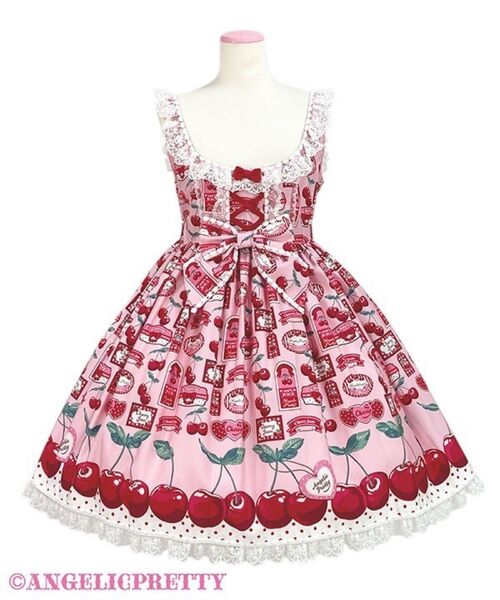 アンジェリックプリティ Cherry Jam Labelジャンパースカート