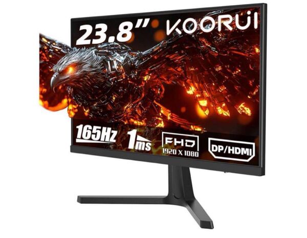 Koorui 23.8インチ FHD モニター 165Hz ゲーミングモニター