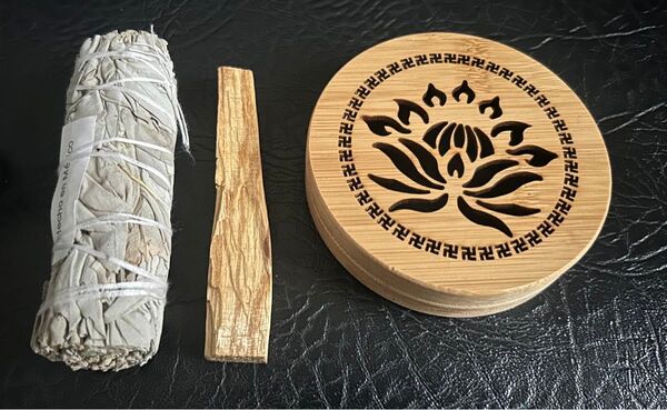 香炉 ホワイトセージ パロサント セット