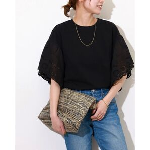 ジャーナルスタンダードレリューム カットワークレーススリーブプルオーバー