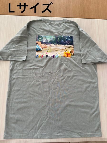 未使用 任天堂 ピクミン Tシャツ メンズ 半袖 レディース Lサイズ 刺繍