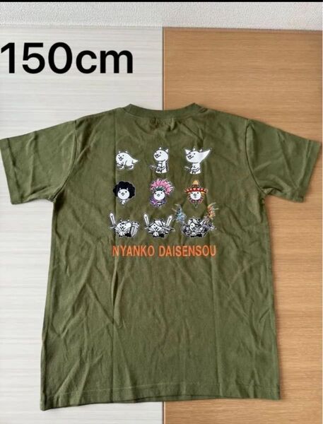 未使用 にゃんこ大戦争 Tシャツ 任天堂 男の子 半袖Tシャツ 150cm刺繍