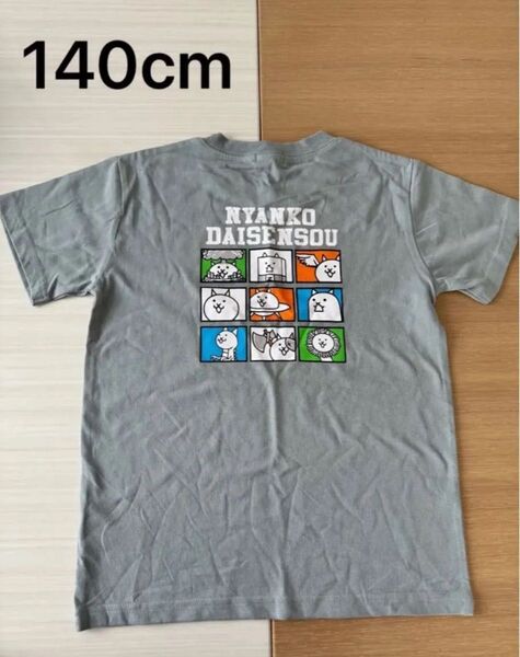 未使用 にゃんこ大戦争 Tシャツ 任天堂 男の子 半袖Tシャツ 140cm