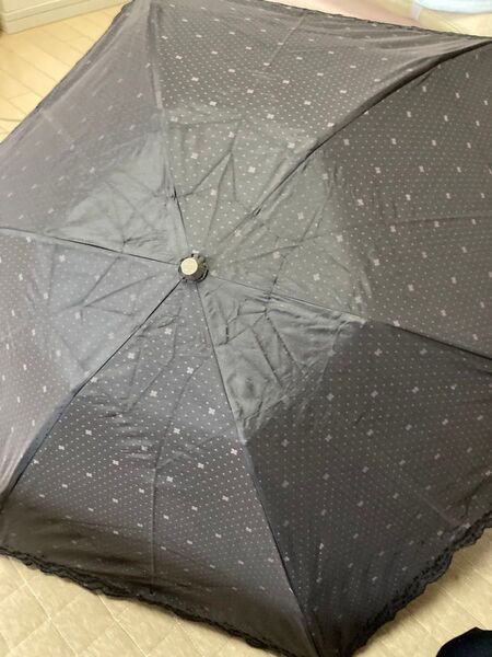 アンテプリマ晴雨兼用 折りたたみ 傘軽量傘 刺繍チャームカバーベルト無