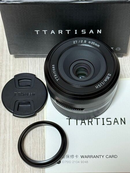 【新品同様品】TTArtisan AF 27mm F2.8 ブラック FUJIFILM Xマウント