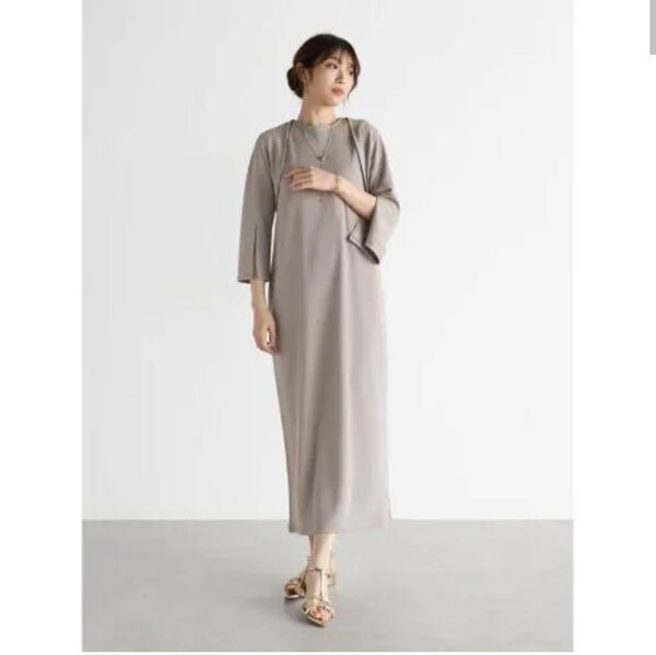 ヤマダヤ★Vin★ノースリーブワンピース&ボレロセットアップ 日本製