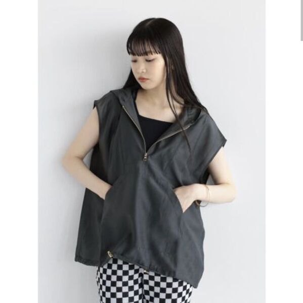 ヤマダヤ★RADIATE★フレンチスリーブハーフジップフーディー定価15000円