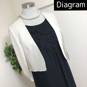 ダイアグラムのフォーマルに使えるボレロジャケット36
