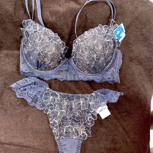 fran de lingerie E75ブラショーツセット (タンガMサイズ