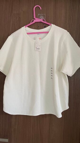 UNIQLO ユニクロ ワッフルクルーネックT 半袖 Tシャツ