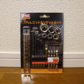 新品 ビット&ソケットセット 17Pcs 電動工具用ビット インパクトドライバー、ドリルドライバーに! DIY 6角軸ドリルなど!