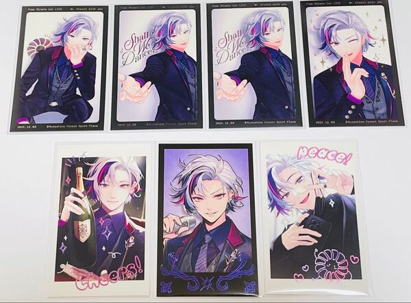 【バラ売り不可】にじさんじ 不破湊 1st LIVE Cheers with you チェキ風カード