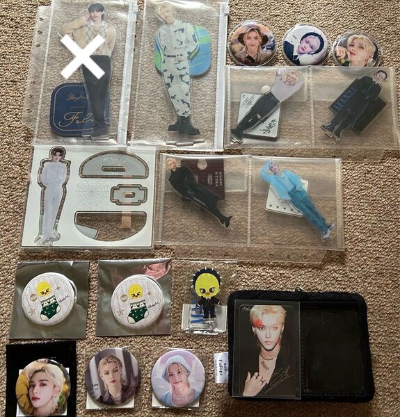 straykids 缶バッチ&アクスタ フィリックス ヒョンジン