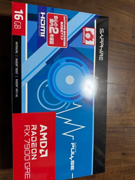 sapphire+AMD Radeon7900gre 16gb 稼働少ない