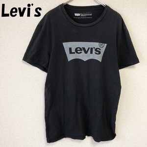[Популярные] Большой логотип Levi с коротким рукавом T -Fork Black Size M/4862