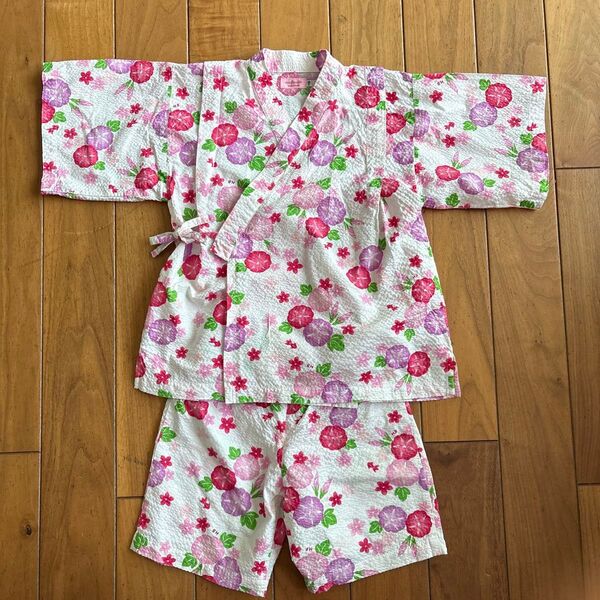 女の子 浴衣 甚平 ホットビスケッツ ミキハウス