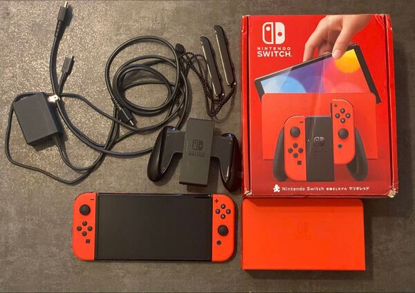 ニンテンドースイッチ 有機ELモデル マリオレッド Nintendo Switch
