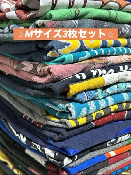 アメリカ輸入古着半袖TシャツMサイズ3枚セット