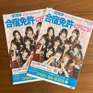 高嶺のなでしこ 合宿免許パンフ 2冊 2025年4月版