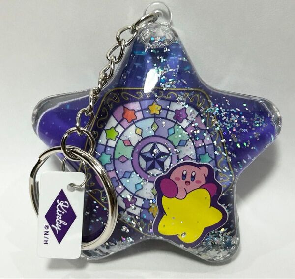 星のカービィ ぷっくら星空アクリルフロートキーホルダー シルバー ストラップ アクリルキーホルダー キーホルダー
