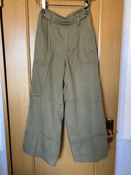 ワイドパンツ カーキ S 中古品