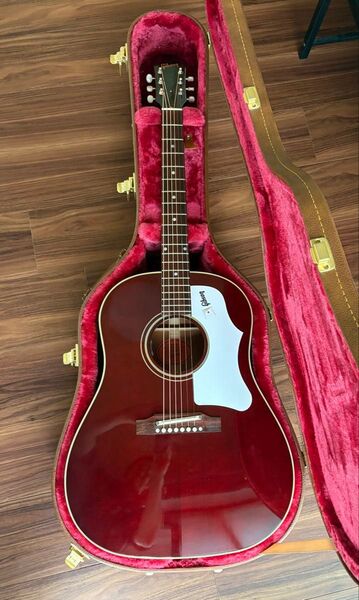 Gibson J-45 Original AJ Wine Red ピックアップ付 ハードケース付 アコースティックギター