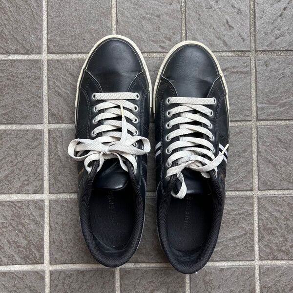 CONVERSE コンバース オールスター スニーカー レザー ブラック 27cm us9