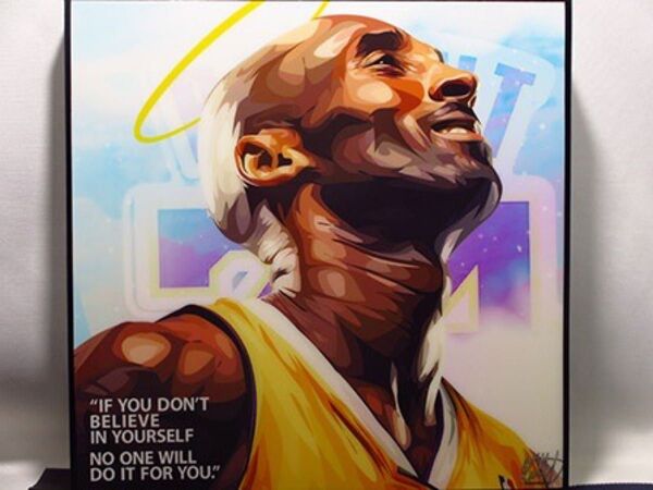 【新品 No 713】 ポップアートパネル コービー ブライアント NBA