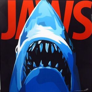 【新品 No 477】 ポップアートパネル ジョーズ JAWS