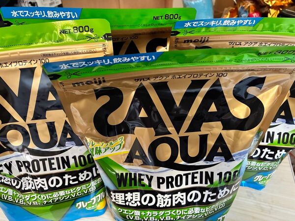 ザバスアクア800g(グレープフルーツ風味)4袋セット