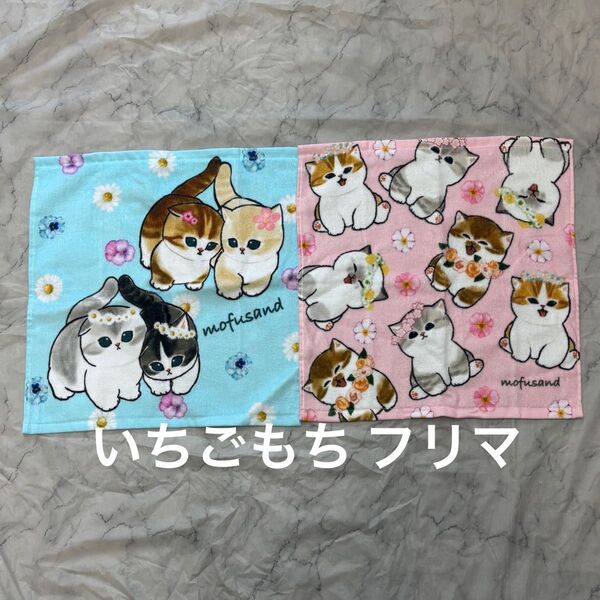 新品 未使用 ハンカチ ミニタオル モフサンド サンリオ コラボ サメにゃん 限定 完売