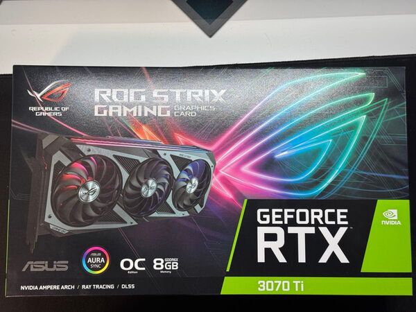 【美品】ASUS ROG STRIX GeForce RTX 3070 Ti OC 8GB