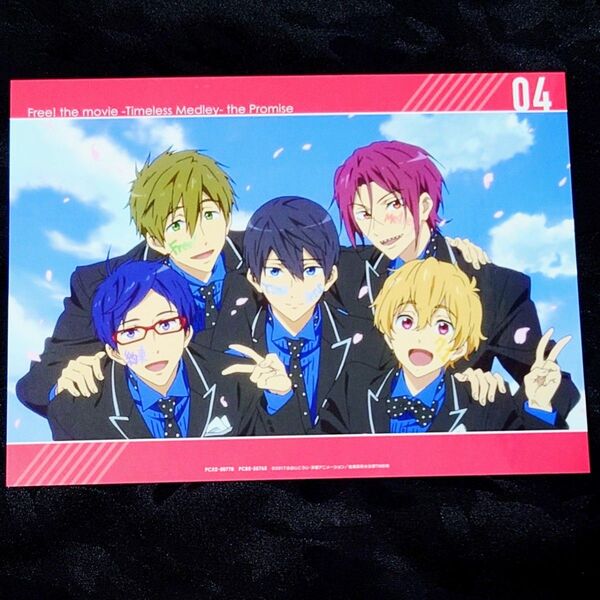 アニメ Free! TM -Timeless Medley- 約束 イラストボード 七瀬遥 橘真琴 葉月渚 松岡凛 山崎宗介