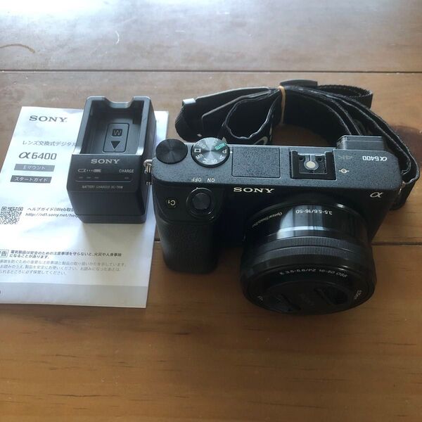 【作例あり】 SONY α6400 16mm-50mmレンズ ミラーレス一眼 ソニー