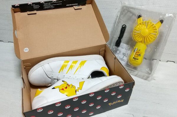 adidas x Pokemon ピカチュウスニーカー 24.5cm ピカチュウハンディファン
