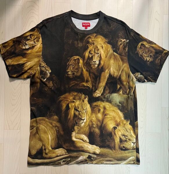 22AW supreme Lions Den S/S T size L