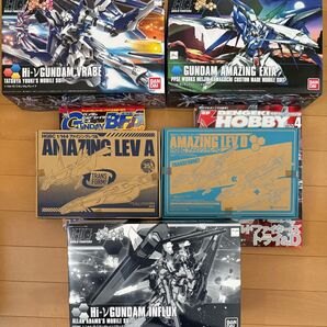 HG hi-νガンダムヴレイブ アメイジングエクシア インフラックス セット 未組立 ガンプラ