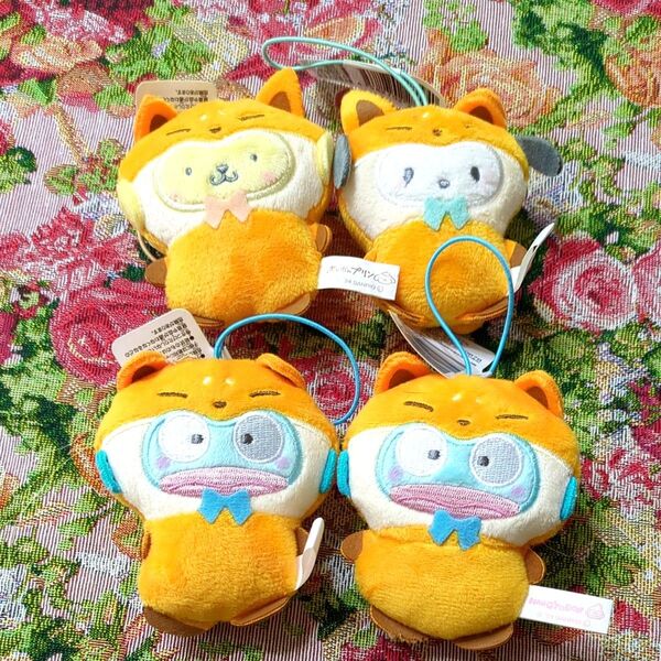 サンリオキャラクターズ どうぶつ着ぐるみマスコット ~きつね編~ 4体セット