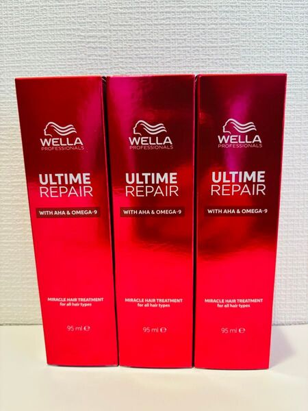 【正規品】ウエラ アルタイムリペア ミラクルヘアトリートメント 3本セット