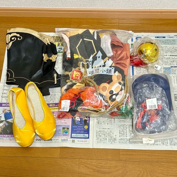 原神 香菱 猫屋小舗 フルセット 衣装 ウィッグ 靴 コスプレ
