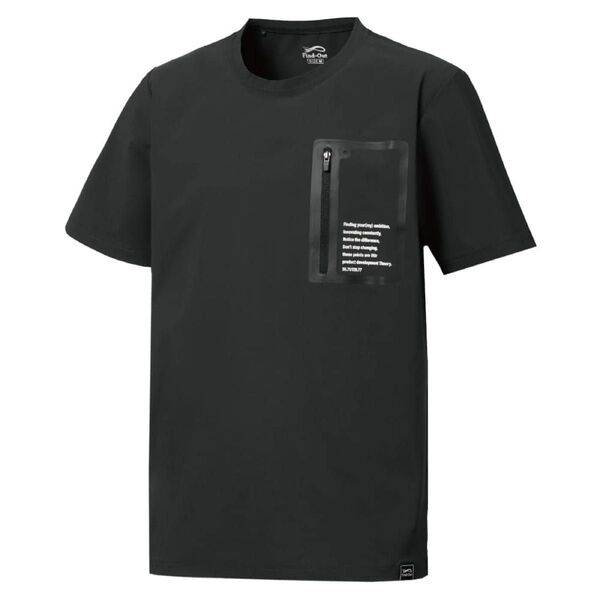 ワークマン 冷感アクティブストレッチ半袖Tシャツ ブラック Mサイズ