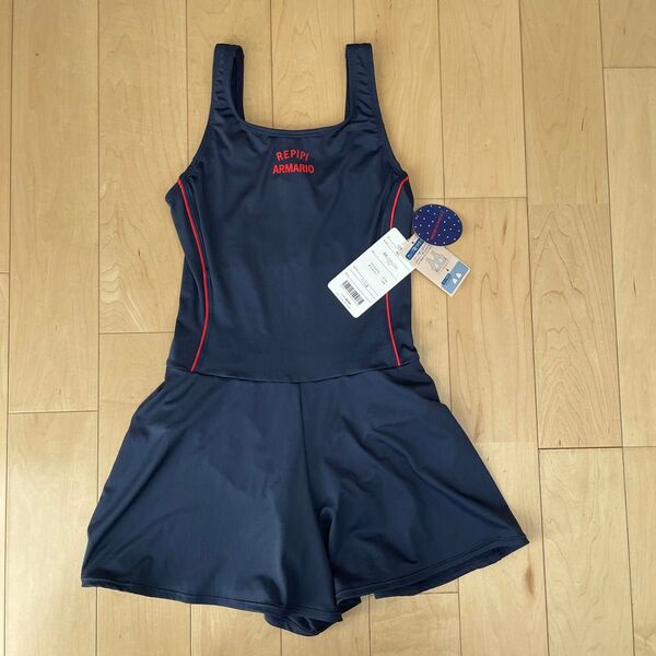 水着170 新品 女児 レピピアルマリオ ネイビー