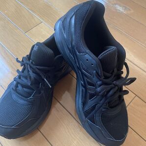 asics ランニングシューズ ブラック 27cm