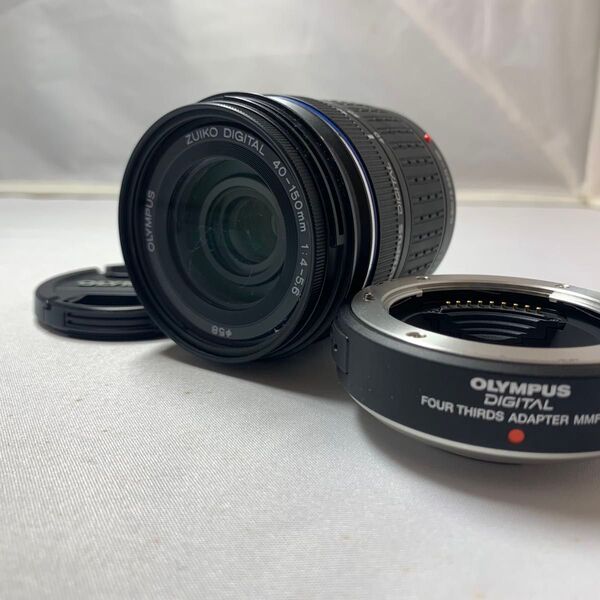 ★実用美品★ マウントアダプター&望遠レンズセット MMF-2 + ZUIKO DIGITAL 40-150mm 1:4-5.6