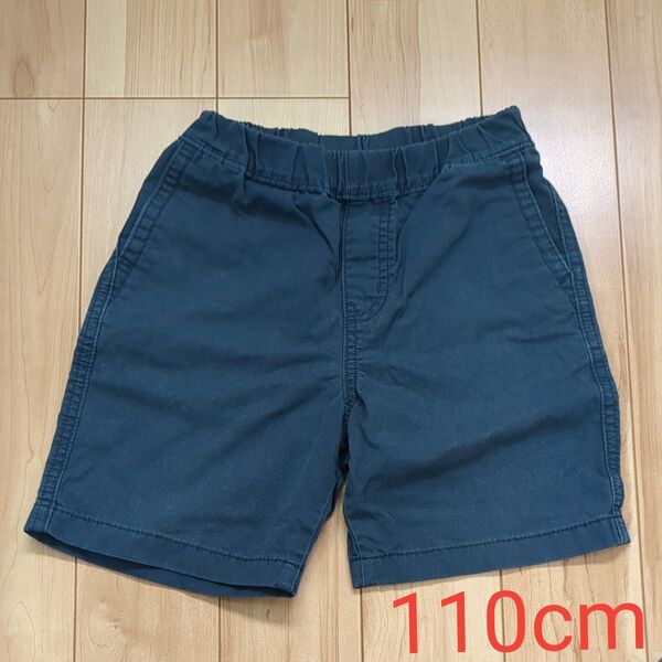 ユニクロ キッズ ハーフパンツ ネイビー 110cm