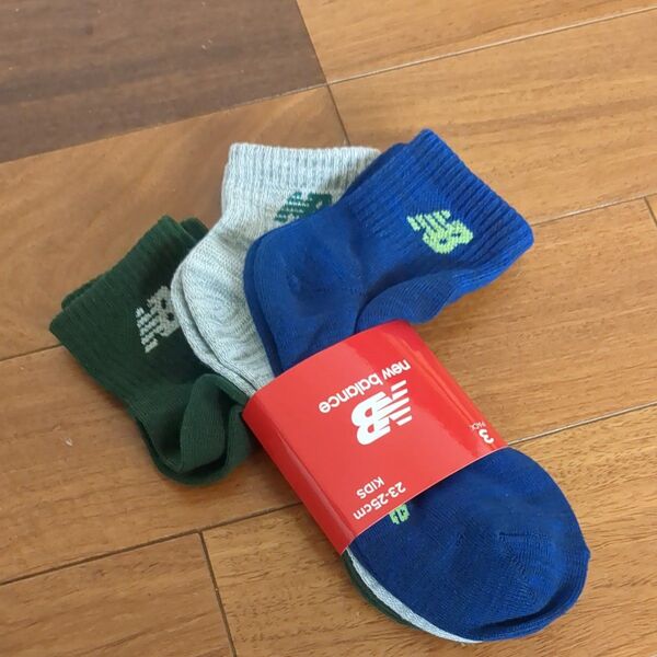 New Balance ソックス 3足セット 23-25cm 新品
