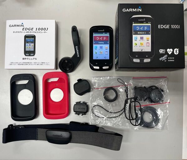 フルセット!Edge1000J GARMINガーミンサイクルコンピューター GPSサイクルコンピューター