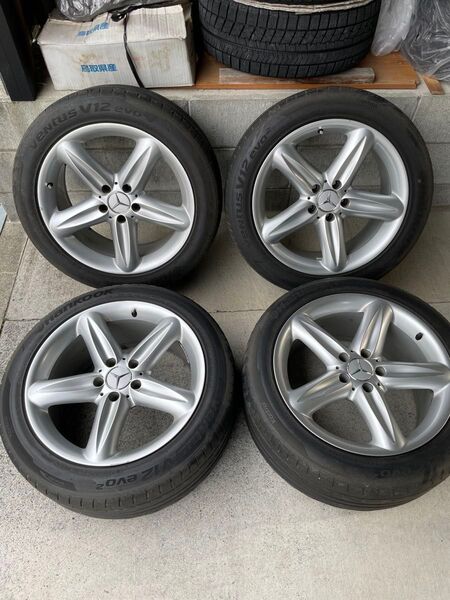 ベンツ純正18インチ ホイールセット 8.5J 9.5J ET35 ET40 PCD112