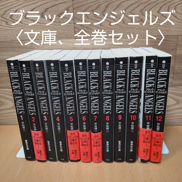 【ブラック・エンジェルズ 全巻(1〜12巻)セット (集英社文庫 コミック版)】集英社 平松伸二/著